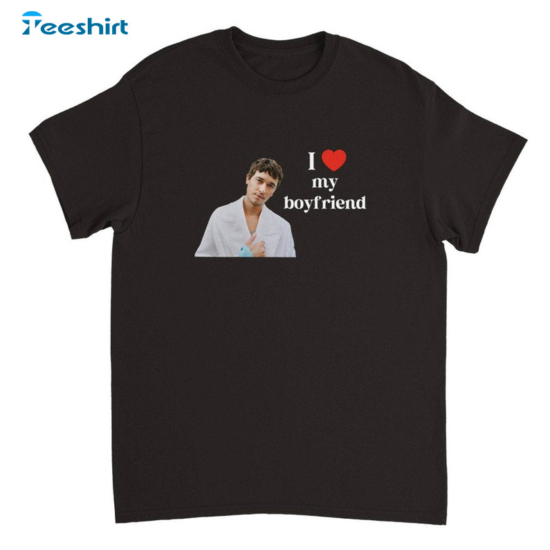 Tom Blyth Shirt, Love My Boyfriend Long Sleeve Unisex T Shirt