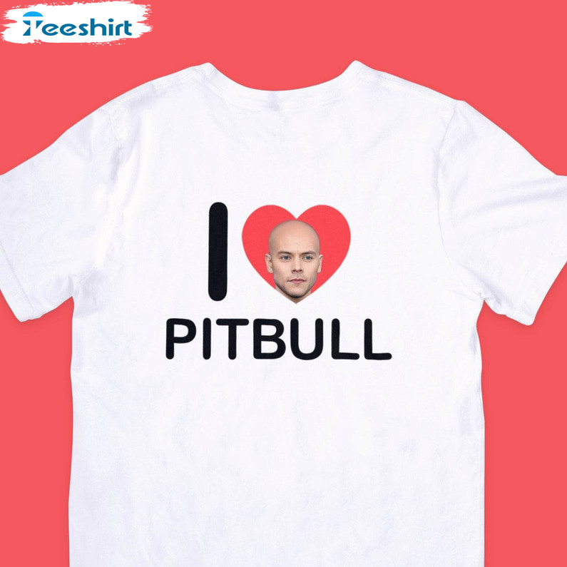 Pitbull Tour Shirt, Trendy Music Crewneck Sweatshirt Sweater