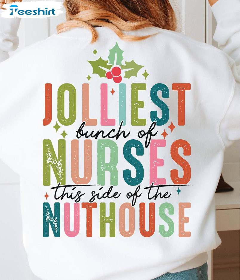 Jolliest Bunch Of Assholes Shirt, Christmas Retro Unisex Hoodie Tee Tops