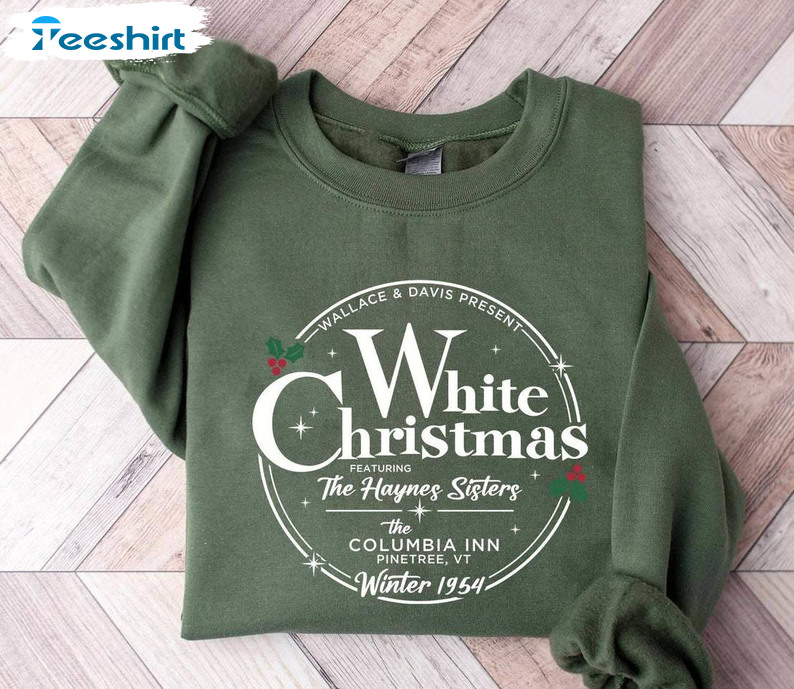 White Christmas Movie Shirt, Vintage Christmas Crewneck Sweatshirt Tee Tops