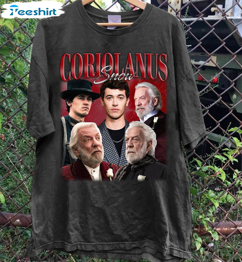 Coriolanus Snow Shirt, Coriolanus Snow Character Short Sleeve Long Sleeve