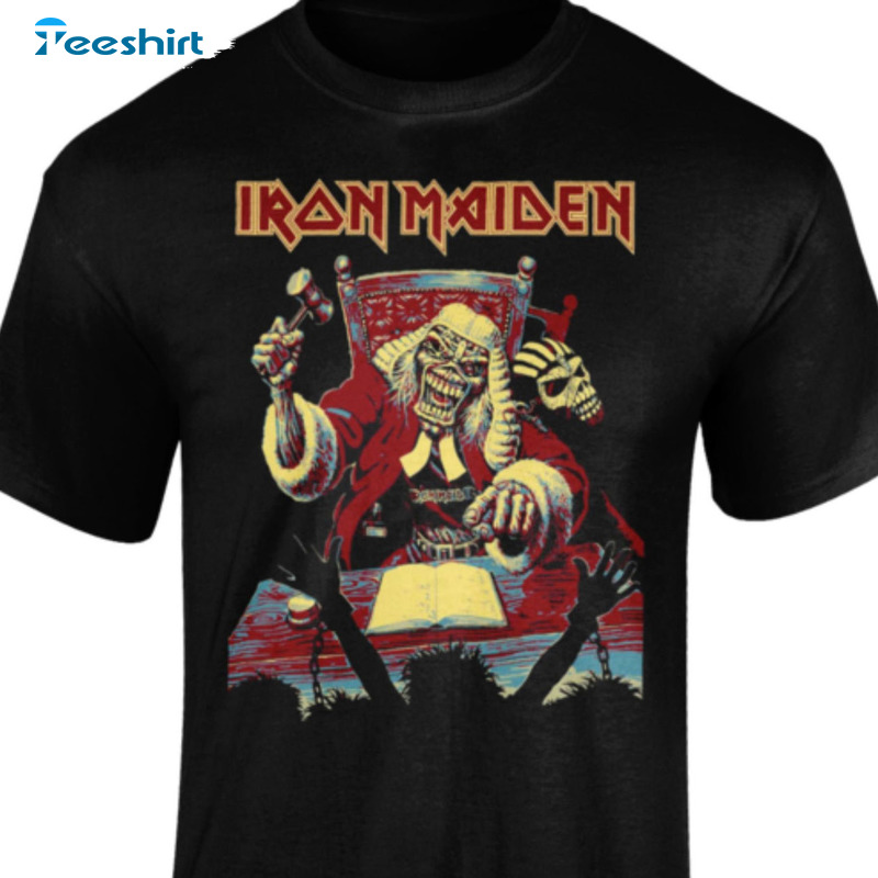 Maiden Gildan Shirt - Iron Maiden Scary Trending Sweatshirt Crewneck