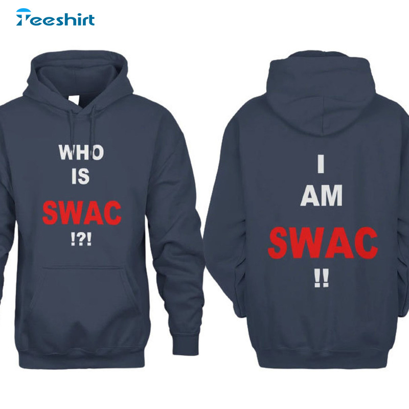 Who Is Swac Hoodie - Sanders Football Sweatshirt Vintage Style Crewneck