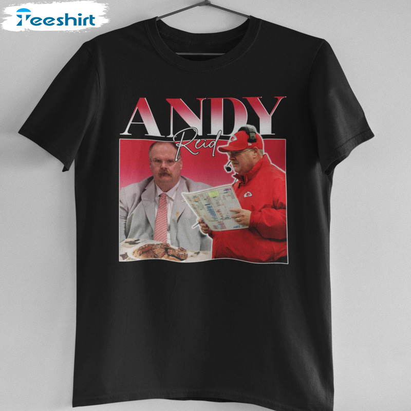 Reid Kansas City Chiefs Shirt - Andy Reid Vintage Crewneck Unisex T-shirt