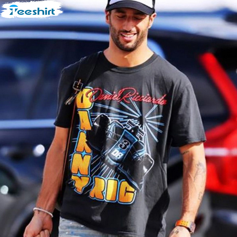 Ricciardo Speedway Shirt - Daniel Ricciardo Racing Unisex Hoodie Short Sleeve