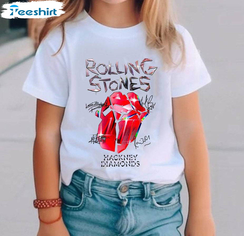 The Rolling Stones Shirt, Hackney Diamonds Unisex T Shirt Short Sleeve