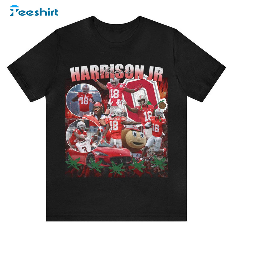 Marvin Harrison Jr Maserati Marv Vintage Unisex Hoodie Long Sleeve