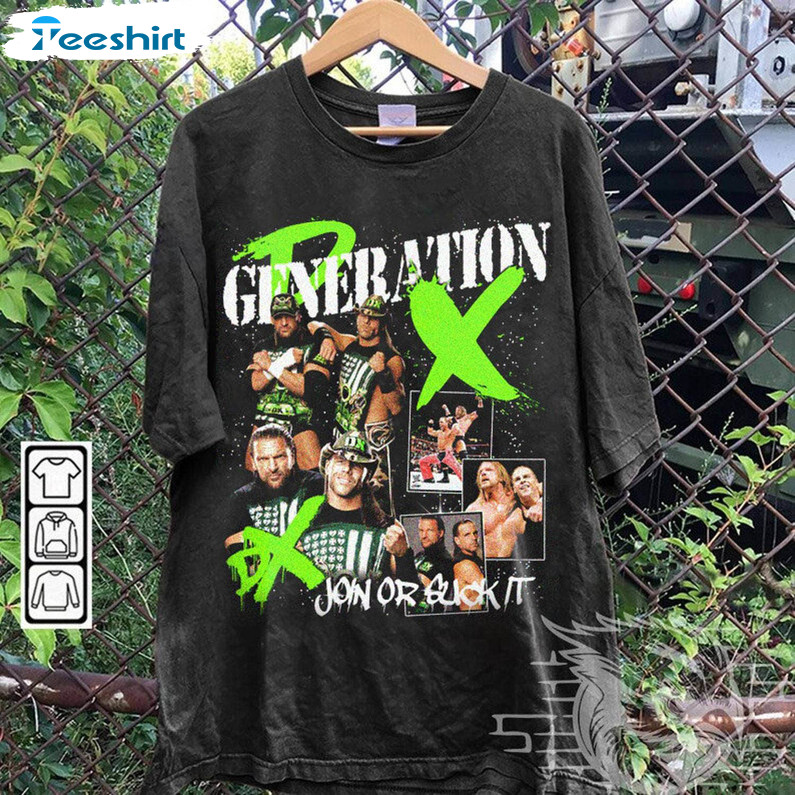 D Generation X Shirt, Retro Music Band Tee Tops Unisex Hoodie