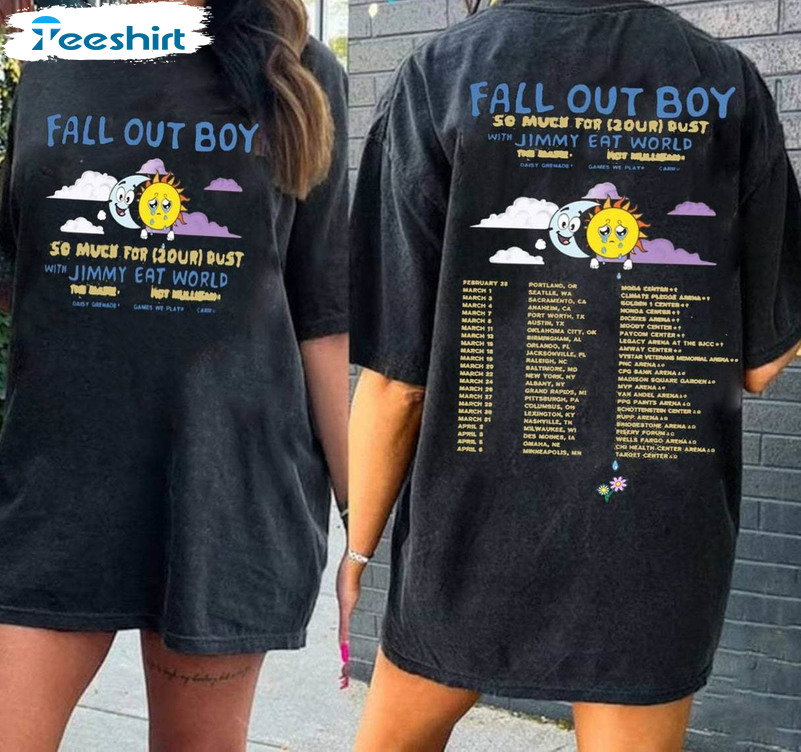 Fall Out Boy Shirt, Fall Out Boy Band Fan Unisex Hoodie Crewneck Sweatshirt