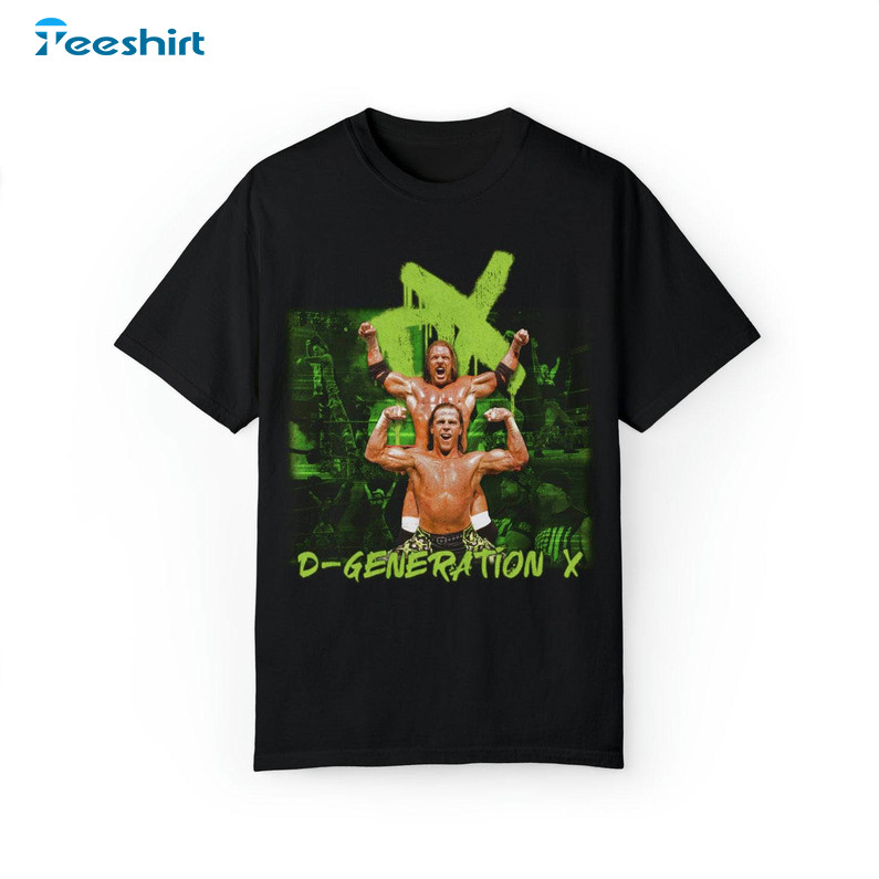 D Generation X Shirt, Trendy Long Sleeve Crewneck Sweatshirt