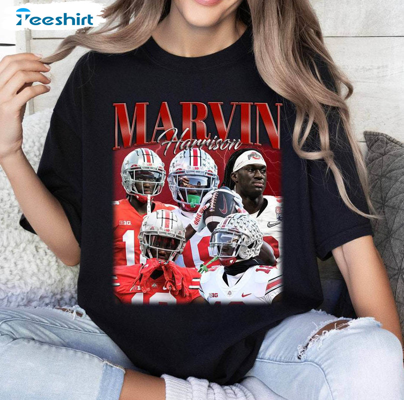 Marvin Harrison Rugby Shirt, Marvin Harrison Unisex T Shirt Short Sleeve