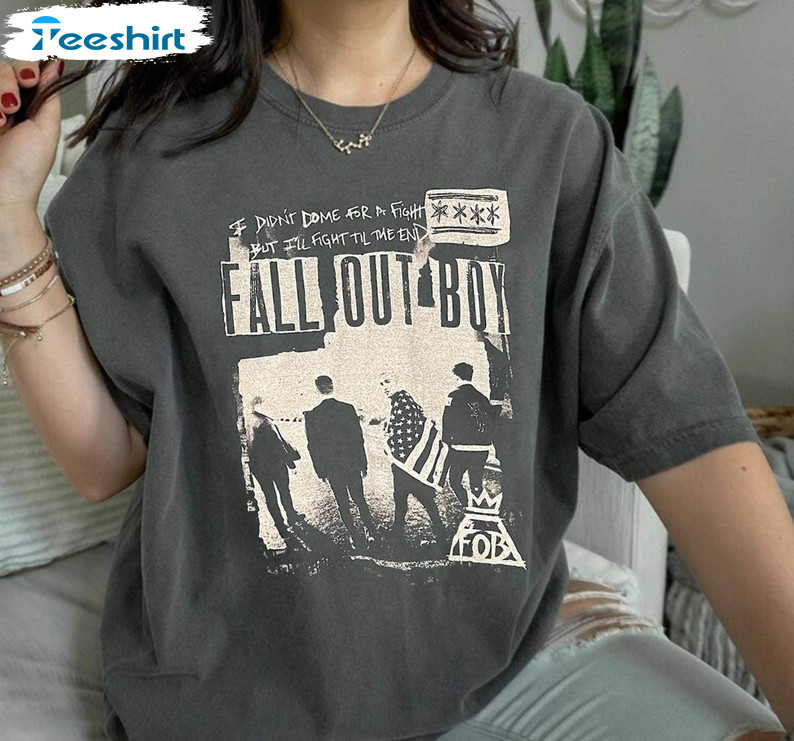 Fall Out Boy Shirt, Fall Out Boy 2023 Tour Long Sleeve Sweater