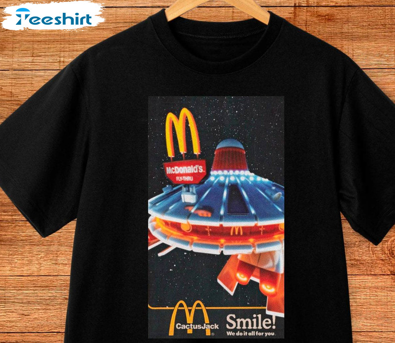 Travis Scott Mcdonalds Shirt, I Can Fly Unisex Hoodie Tee Tops