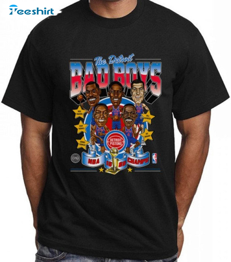 Bad Boyz Basketball Shirt, The 1989 Champion Detroit Crewneck Sweatshirt Unisex T Shirt