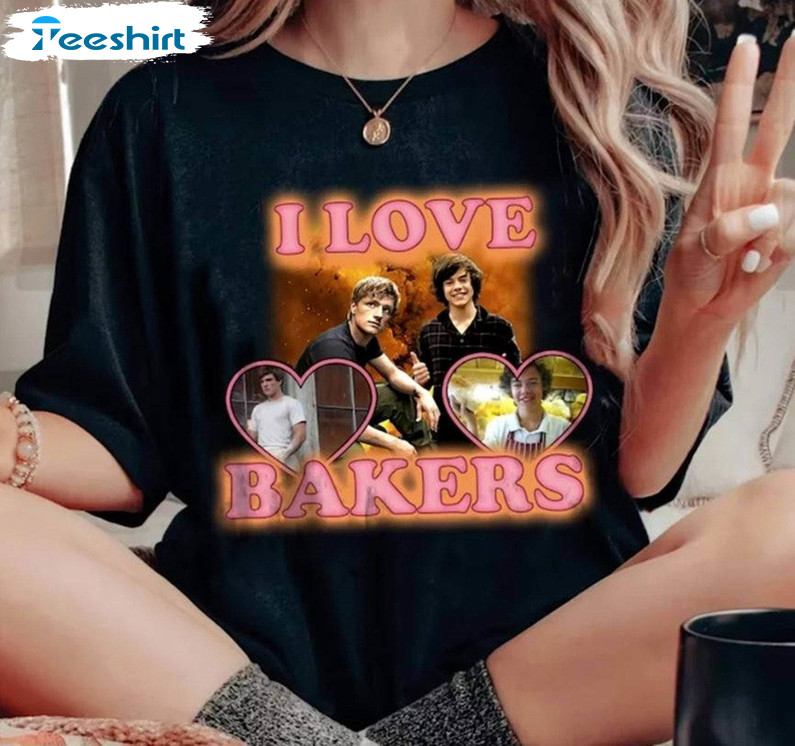 Peeta Mellark Shirt, Limited I Love Baker Unisex T Shirt Short Sleeve