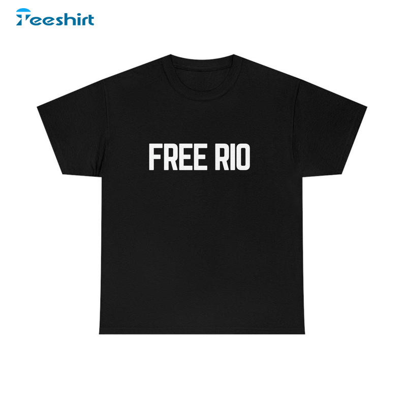 Free Rio Shirt, Trendy Unisex Hoodie Short Sleeve