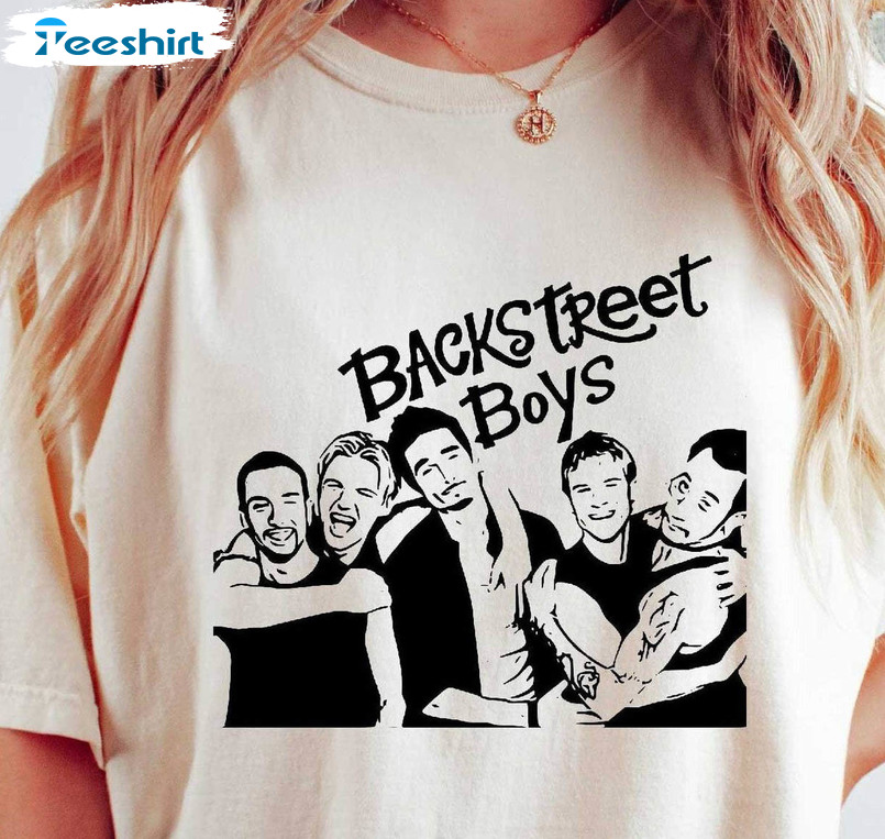 Backstreet Boys Shirt, Boy Band Unisex Hoodie Short Sleeve