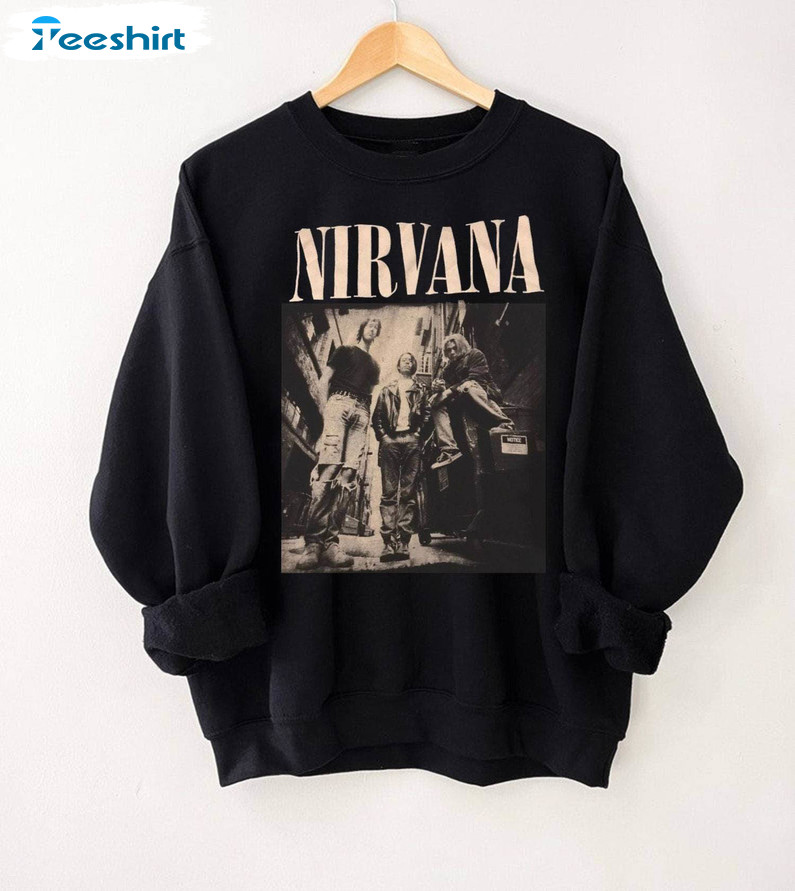 Nirvana In Utero Shirt, Retro Rock Music Crewneck Sweatshirt Sweater