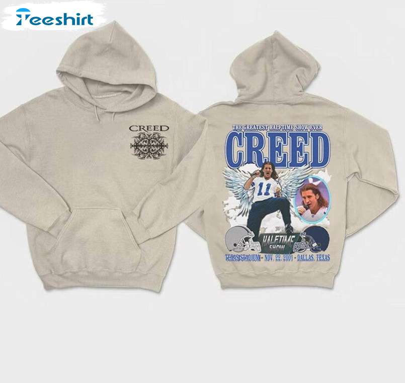 The Greatest Halftime Show Ever Creed Shirt, Creed 2024 Tour Summer Short Sleeve Unisex T Shirt