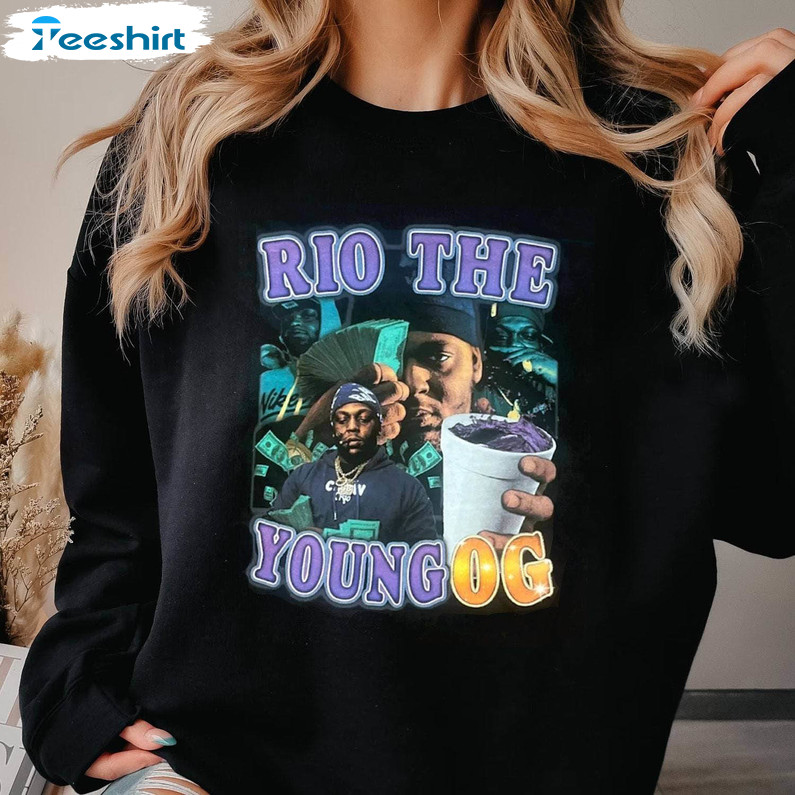 Free Rio Shirt, Jack Harlow Short Sleeve Crewneck Sweatshirt