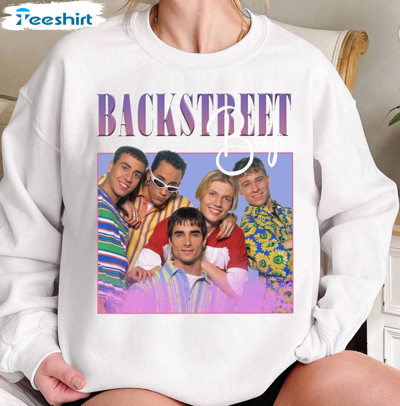 Backstreet Boys Shirt, All I Want For Christmas Ho Ho Ho Crewneck Sweatshirt Long Sleeve