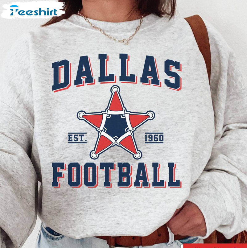 Dallas Cowboys Christmas Shirt, Cowboy Xmas Long Sleeve Sweater