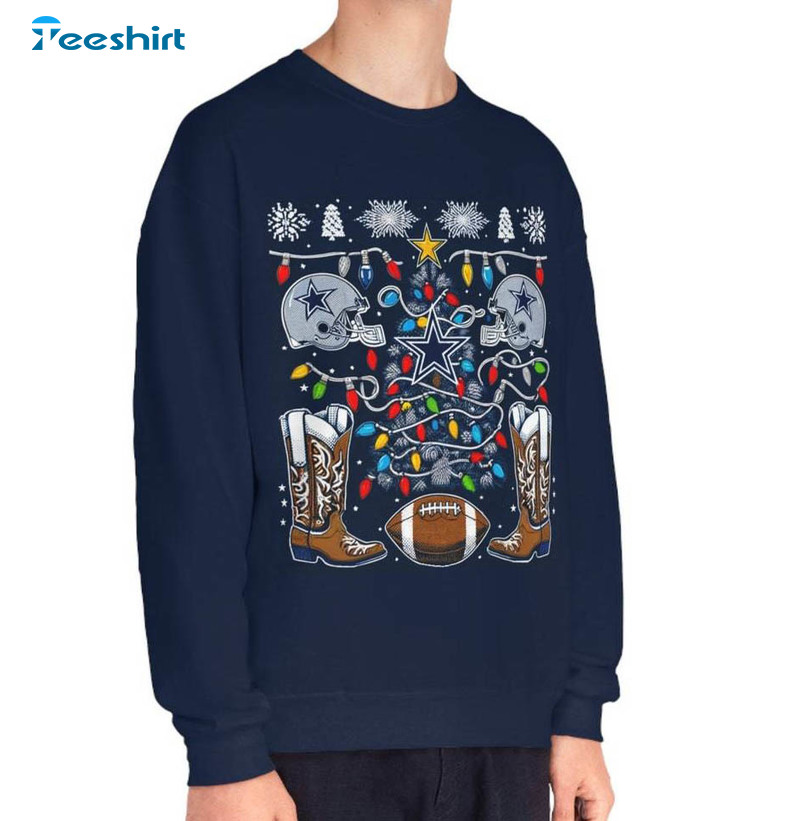 Dallas Cowboys Christmas Shirt, Nfl Christmas Unisex T Shirt Unisex Hoodie