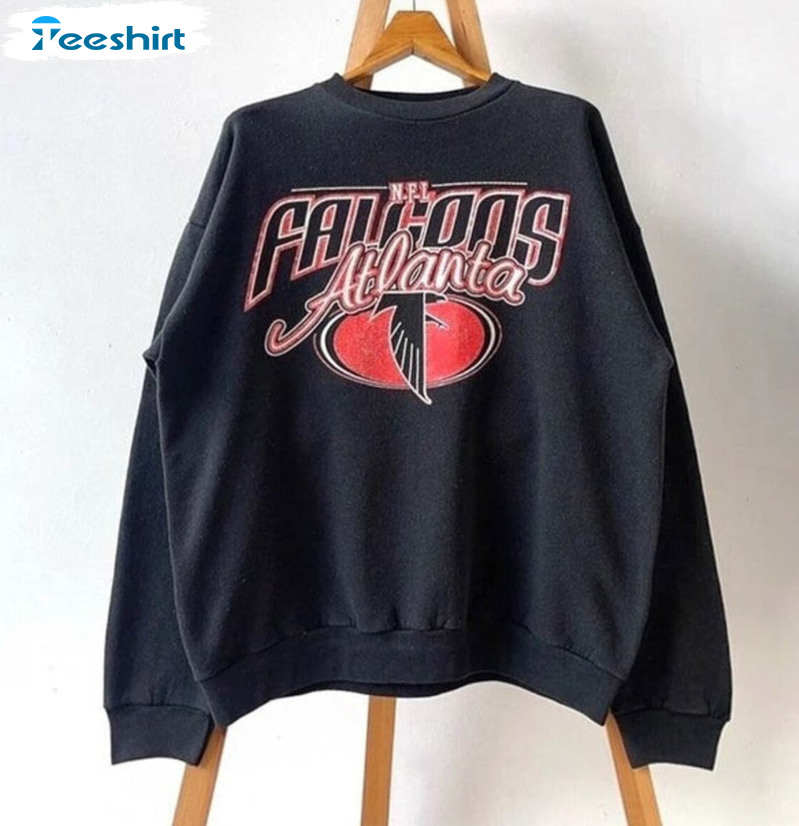 Atlanta Falcons Shirt, Vintage Short Sleeve Sweater