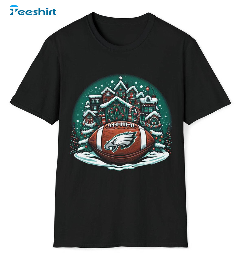 Eagle Christmas Shirt, Philadelphia Eagles Christmas Crewneck Sweatshirt Unisex Hoodie