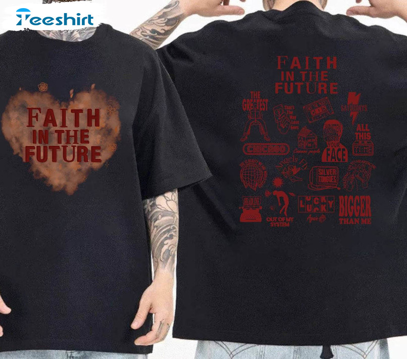 Faith In The Future Shirt, Louis Tomlinson Album Crewneck Sweatshirt Tee Tops