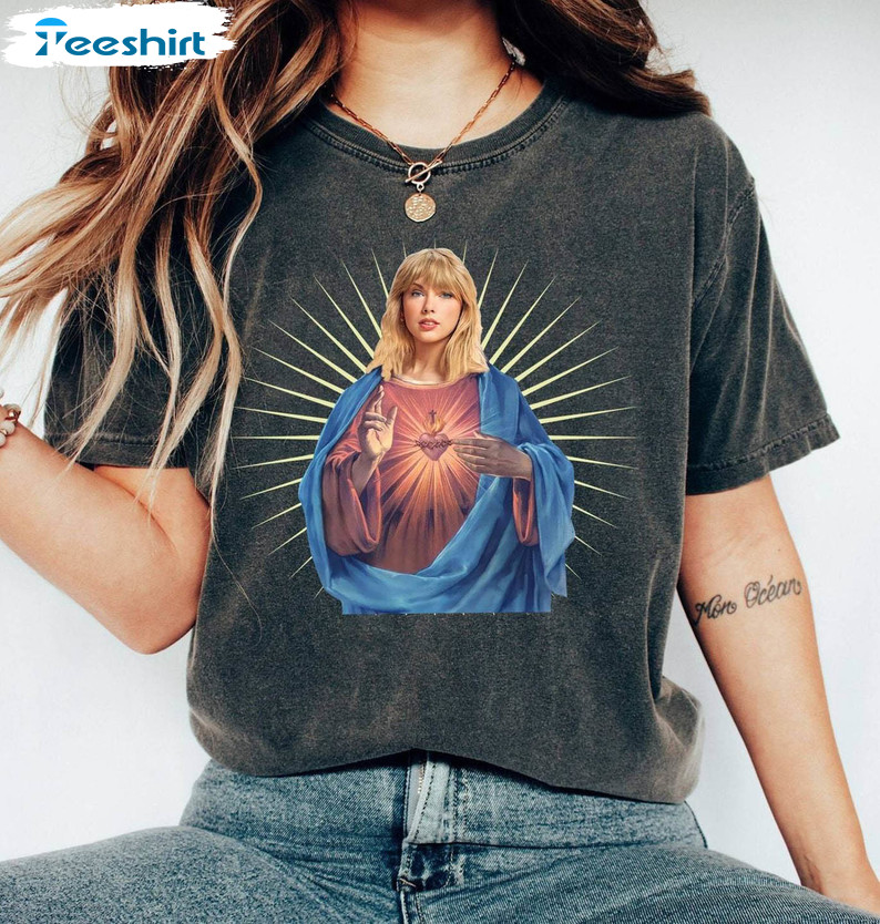 Taylor Swift Jesus Shirt, Eras Tour Outfit Tee Tops Unisex Hoodie