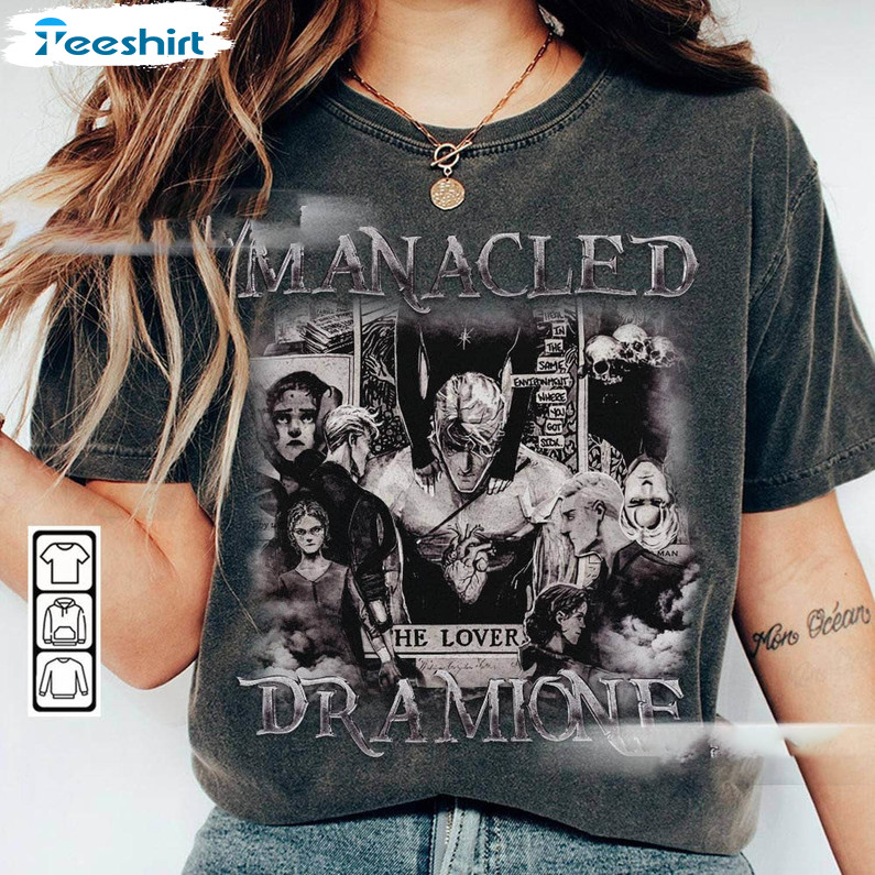 Manacled Dramione Shirt, Vintage Short Sleeve Long Sleeve