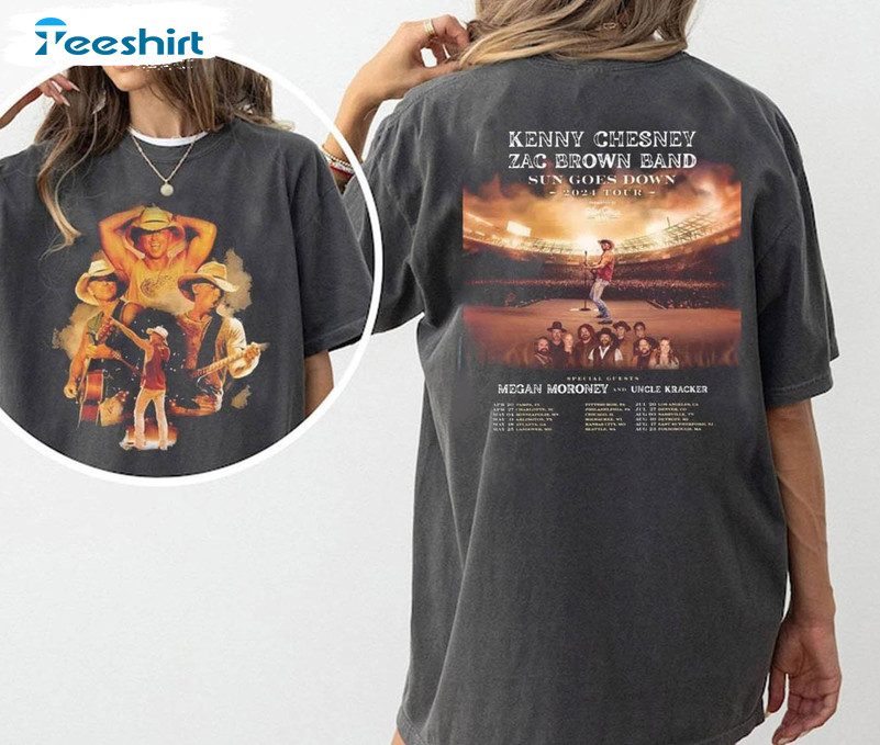 Kenny Chesney Shirt, Country Music Tour Crewneck Sweatshirt Long Sleeve