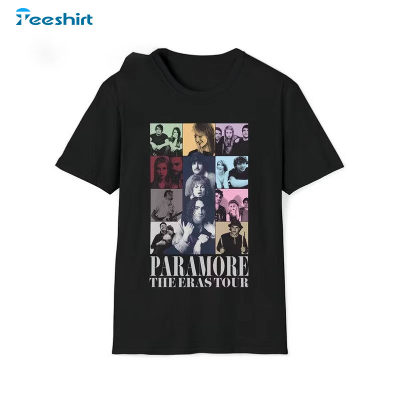 Paramore Band Shirt, Paramore The Eras Long Sleeve Hoodie