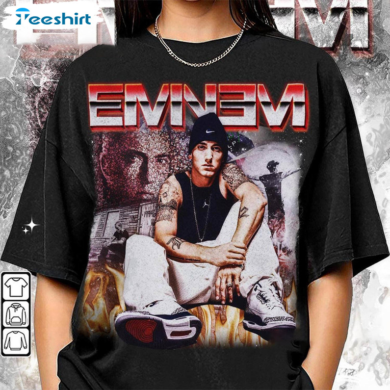 Eminem Tour Shirt, The Marshall Mathers Long Sleeve Hoodie