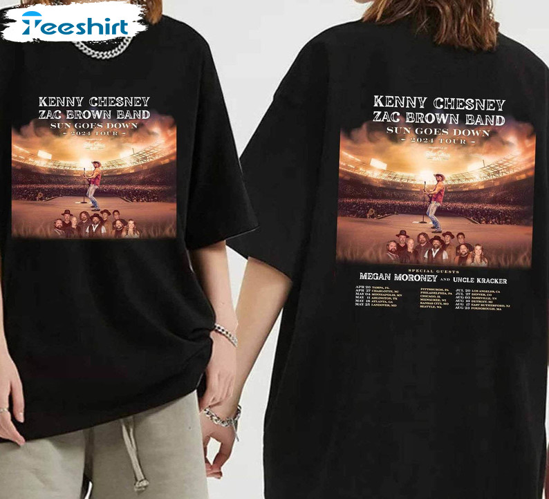 Kenny Chesney Shirt, Sun Goes Down 2024 Tour Sweater Hoodie