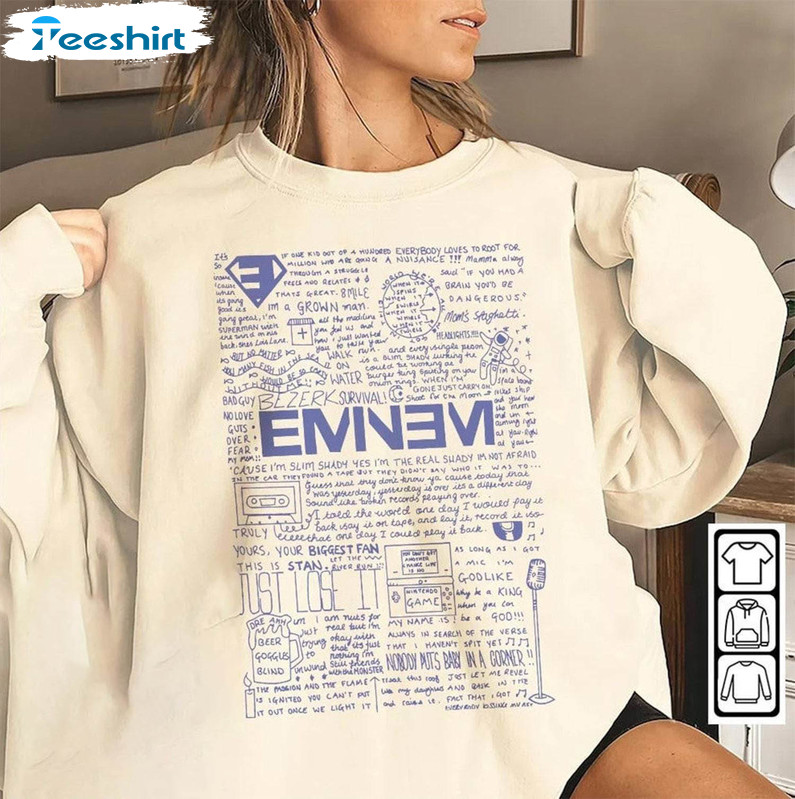 Eminem Tour Shirt, Eminem Music Tour Unisex Hoodie Tee Tops