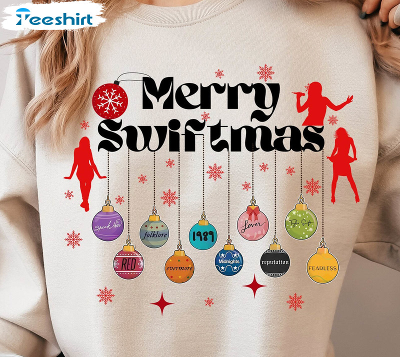 Merry Swiftmas Shirt , Comfort University Swif Sweatshirt Unisex Hoodie