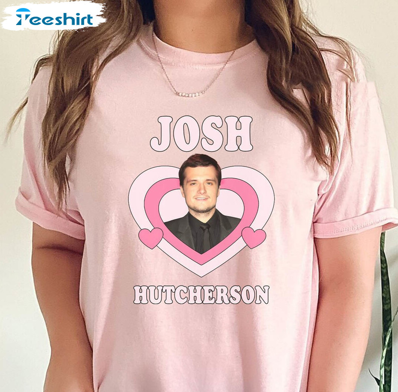 I Love Josh Hutcherson Shirt, Josh Hutcherson Movie Tv Crewneck Short Sleeve