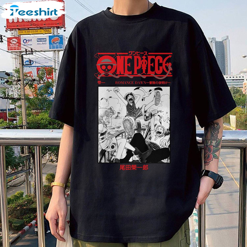 New Rare One Piece Anime Shirt, Japanese Manga Sweater Unisex Hoodie