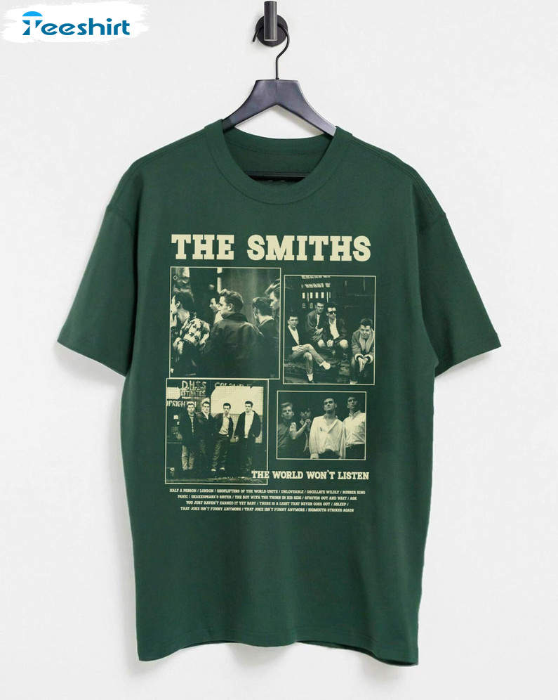 The Smiths Vintage Shirt, The World Won Creative Long Sleeve Sweater