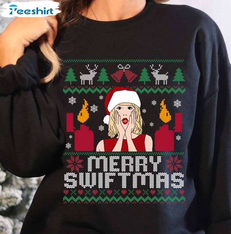 Creative Merry Swiftmas Shirt, Home Alone Xmas Swiftmas Sweatshirt Hoodie