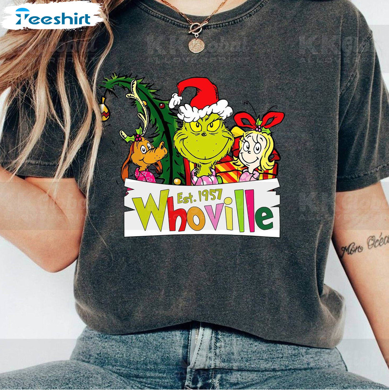 Groovy Whoville University Sweatshirt, In My Grich Era Crewneck Sweater