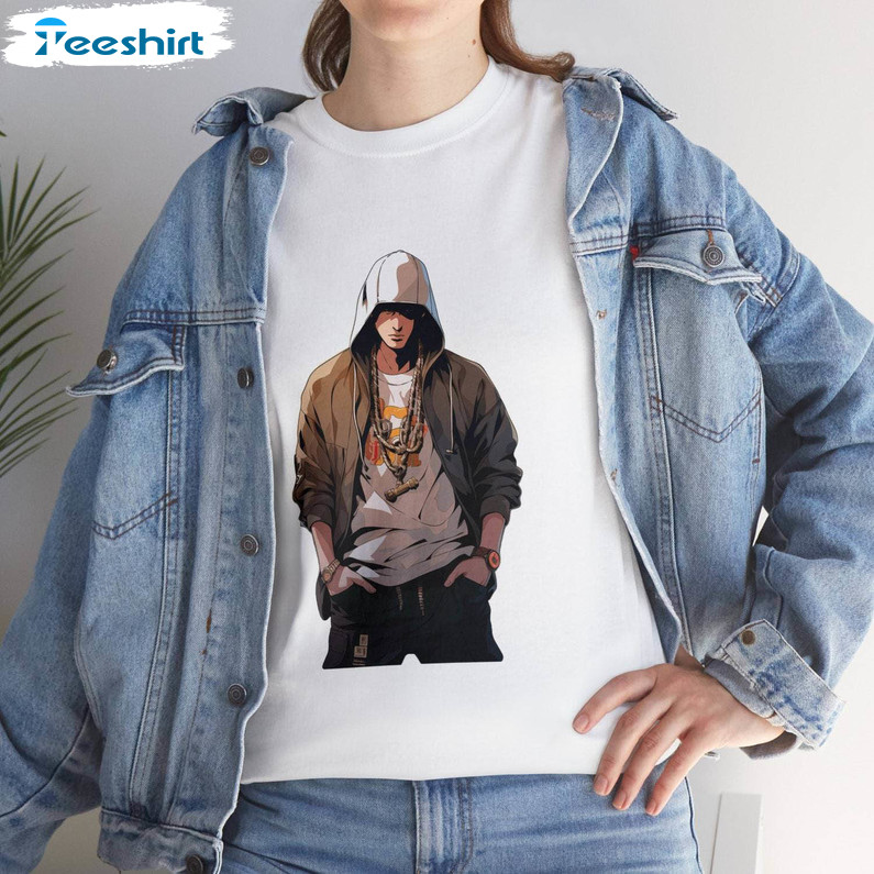 Cool Design Eminem Tour Shirt, Eminem Merch Anime T Shirt Sweatshirt