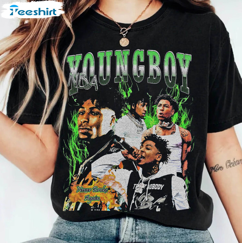 Vintage Nba Youngboy Shirt, Creative Hip Hop Rap T Shirt Unisex Hoodie