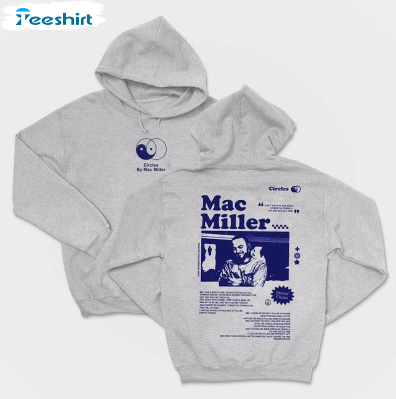 Mac Miller Sweatshirt, Mac Miller Circles Shirt Unisex Hoodie For Fans