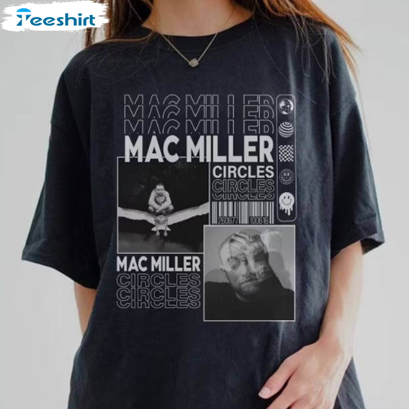 Vintage Mac Miller Circles Shirt, Comfort Mac Miller Sweatshirt Unisex Hoodie