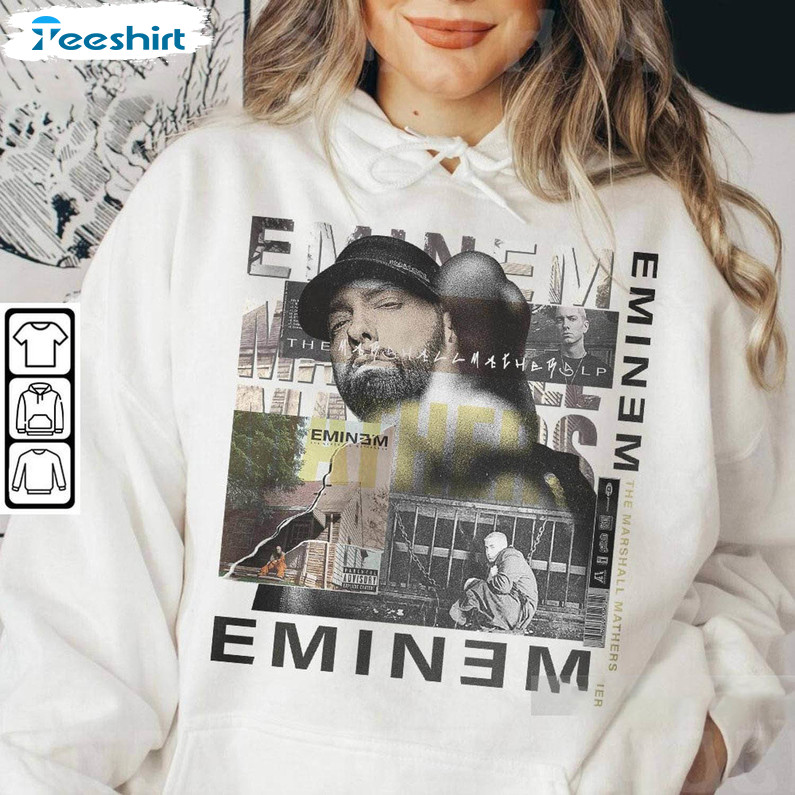 Eminem Tour Shirt, Eminem Album The Marshall Mathers 90s T Shirt Long Sleeve