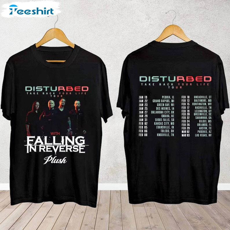 Limited Disturbed Falling In Reverse Sweatshirt , Disturbed Band Shirt Unisex Hoodie