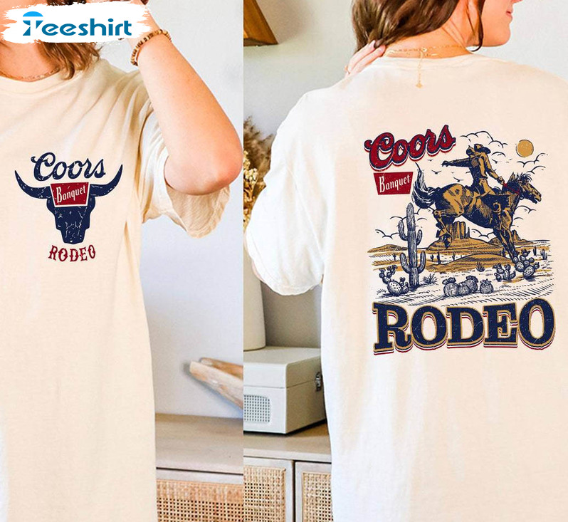 Original Coors Rodeo Shirt, Comfort The Original Coors Cowboy Tee Tops ...